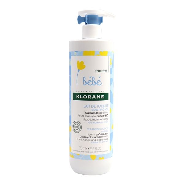 KLORANE BÉBÉ LAIT DE TOILETTE AU CALENDULA 750ML