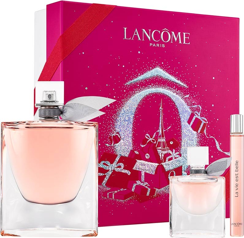 LANCOME LA VIE EST BELLE EDP 100ML GIFT SET 3 pcs