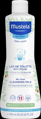 mustela Lait de toilette sans rinçage 750ml