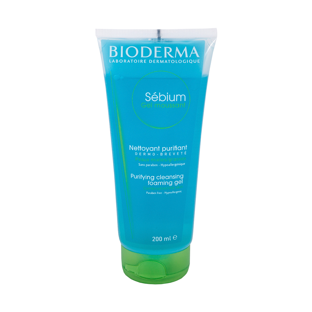 Bioderma Sebium Gel Moussant Purifying Cleansing Foaming Gel 200ml