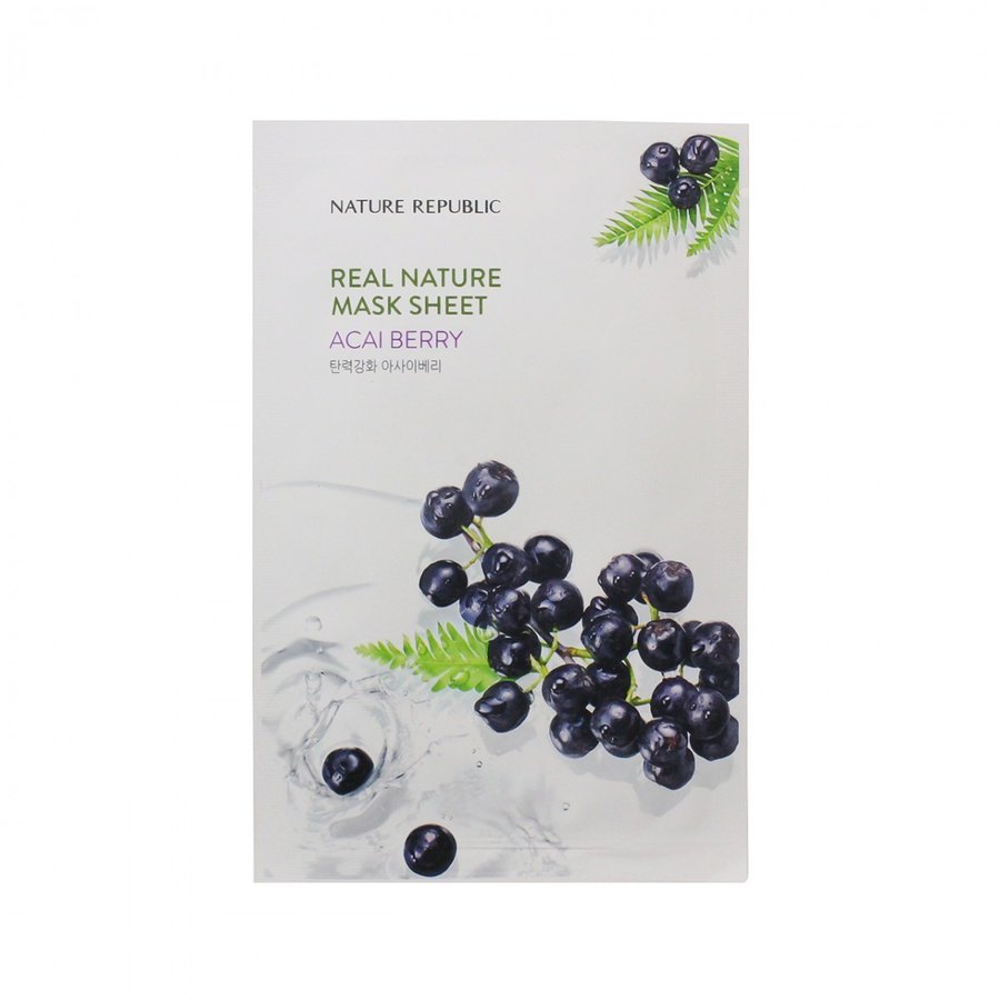 Real Nature Acai Berry Mask Sheet