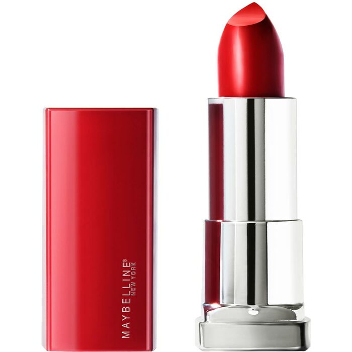 Maybelline Color Sensational Made For All Lipstick 385 Ruby For Me Red Shiny