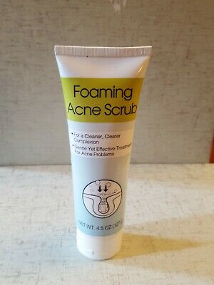 Foaming Acne Facial Scrub 4.5 oz Face Wash