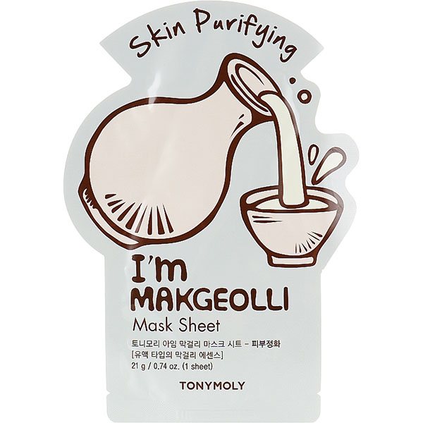 TONY MOLY I’M REAL MAKGEOLLI face mask sheet 21g