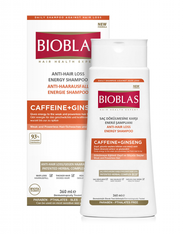BIOBLAS 360ML CAFFEINE SHP
