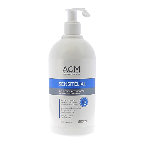 SENSITELIAL Gel Nettoyant surgras 500ML