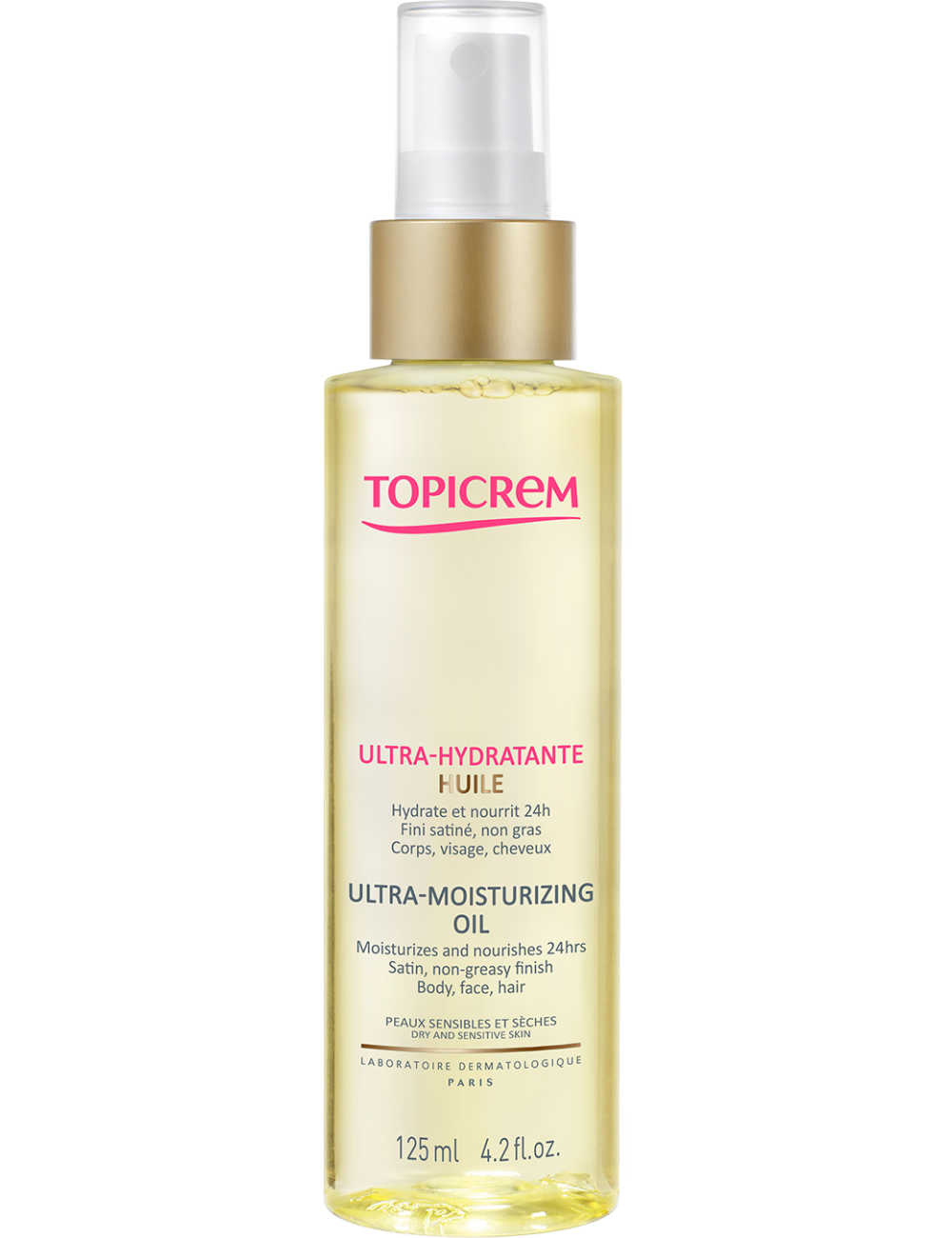 Topicrem Ultra Hydratante Huile Spray 125Ml