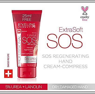Eveline Extra Soft SOS Regenerating Hands Cream 100ml by Eveline Cosmetics