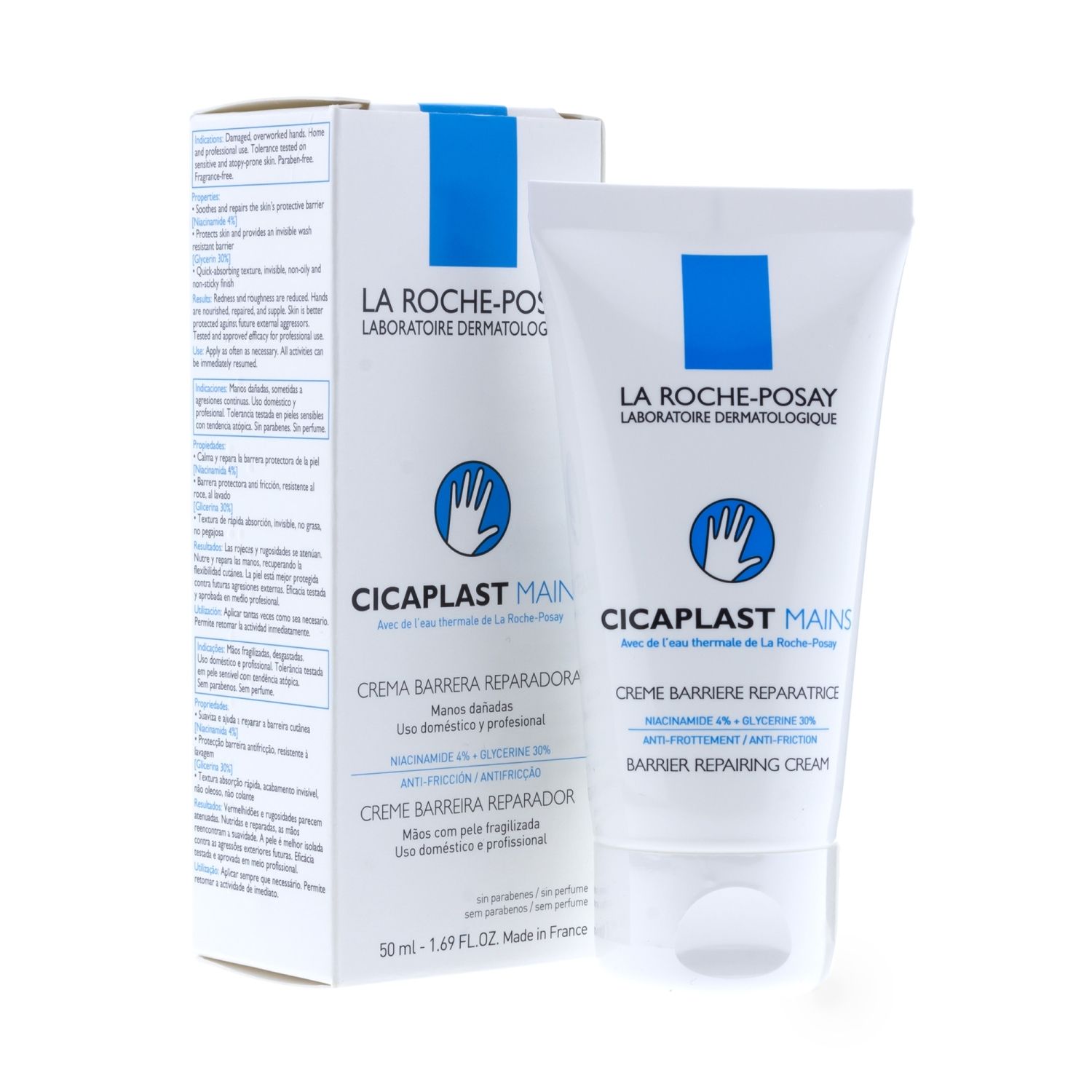 LA ROCHE POSAY Cicaplast Mains Crème Barrière Réparatrice 50 ml