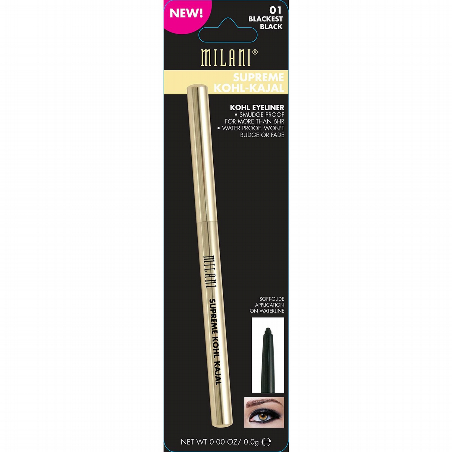 SUPREME KOHL-KAJAL - BLACKEST BLACK 01