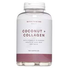 MyVitamins Coconut and Collagen V1, Unflavoured, 180 Capsules