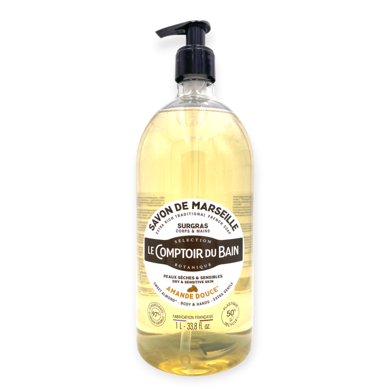 Le comptoir du bain savon à l'amande douce 1L Marque : Le Comptoir du Bain