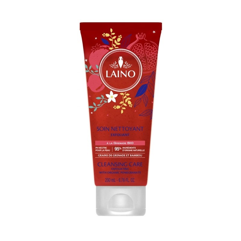 Laino Soin Nettoyant Exfoliant Grenade 200ml