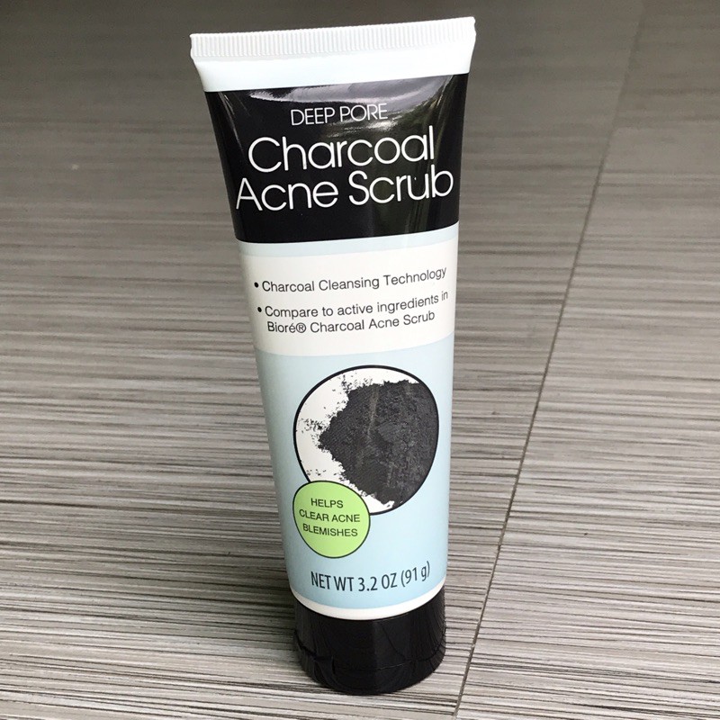 Deep Pore Charcoal Acne Scrub, 3.2 fl.oz.
