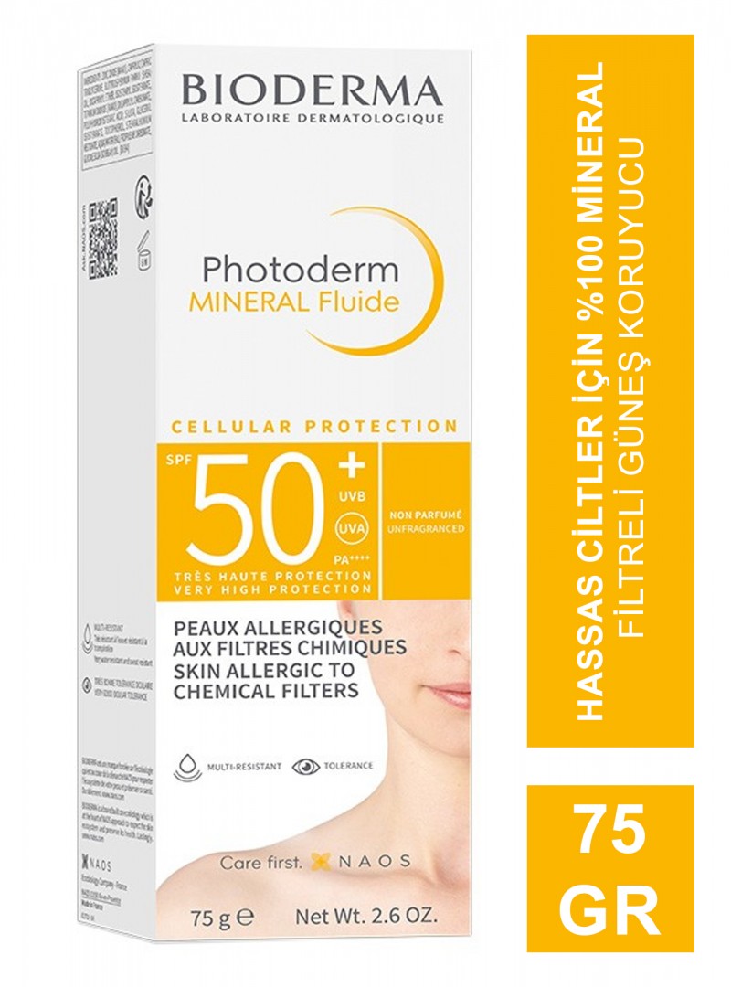 Photoderm MINERAL SPF 50+ | Crème solaire minérale - Peau allergique