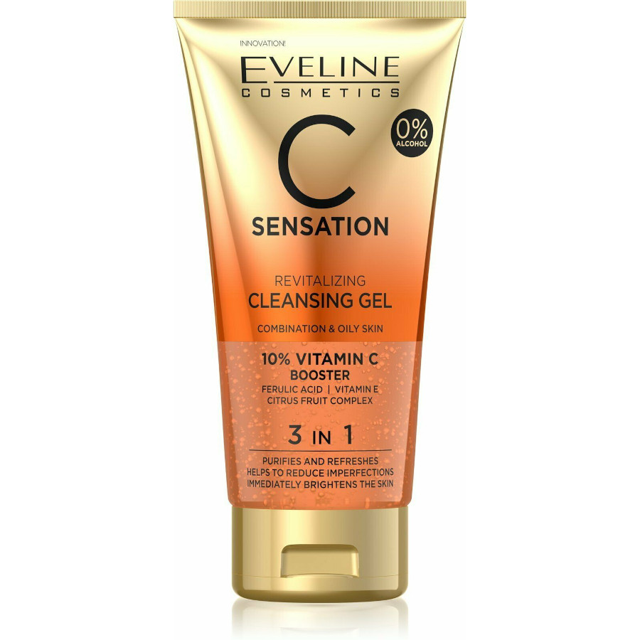 Eveline C Sensation Revitalizing 3 In 1 Cleansing Gel