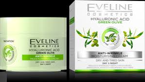 Eveline Hyalouronic Acid Green Olive Anti Wrinkle Moisturising Cream
