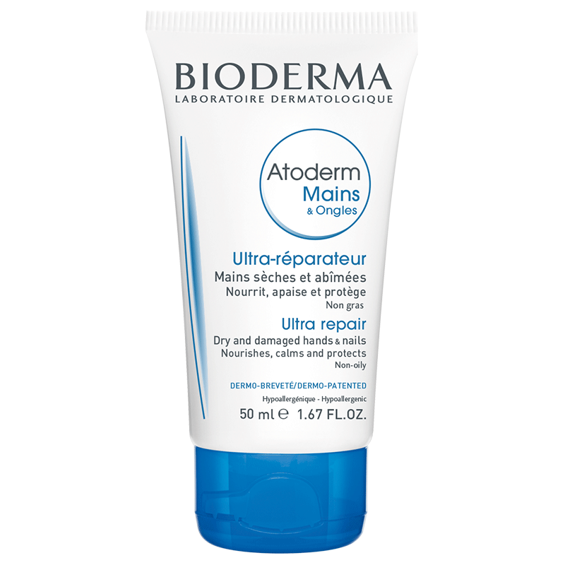 Bioderma Atoderm Hands Repairing Cream. Tube 50 ml