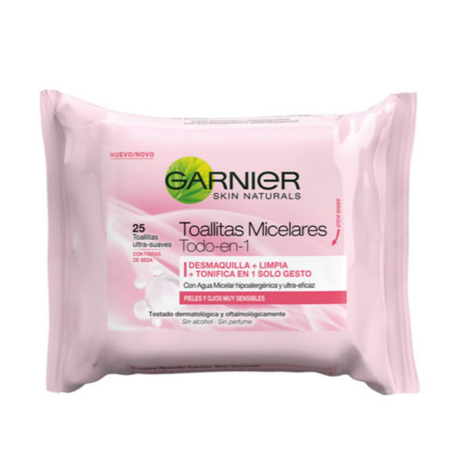 Garnier Essencials Cleansing Wipes 25 Units