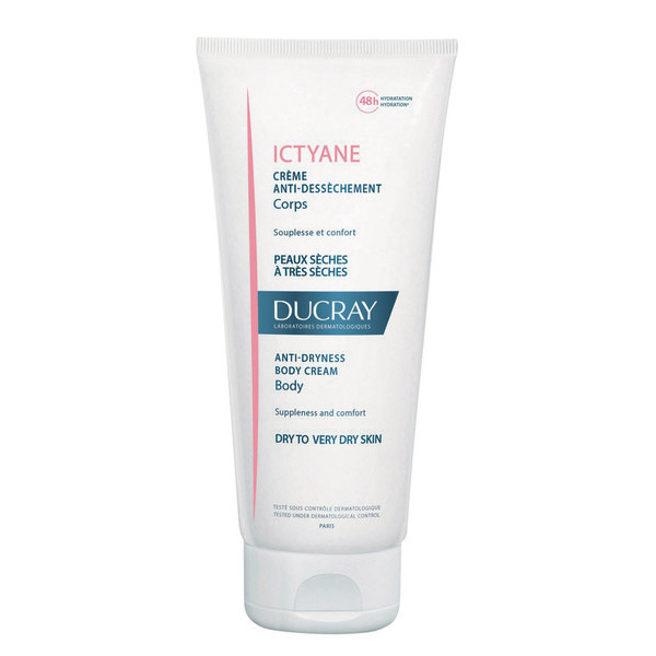 Ictyane - Crème Anti-Dessèchement Corps - 200 ml  -  Ducray