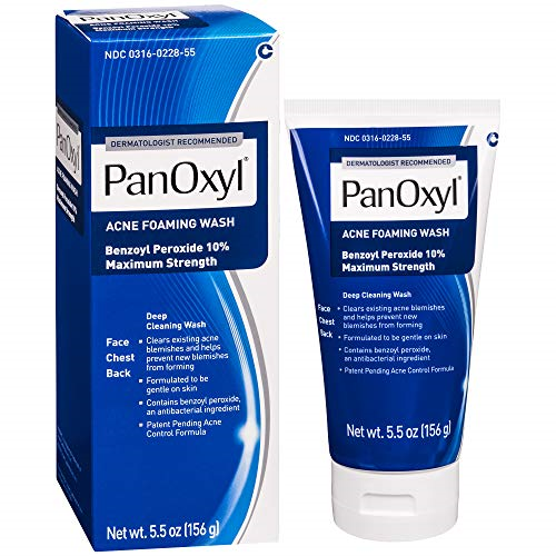 Panoxyl Acne Foaming Wash, Maximum Strength 5.5 oz (156 g)