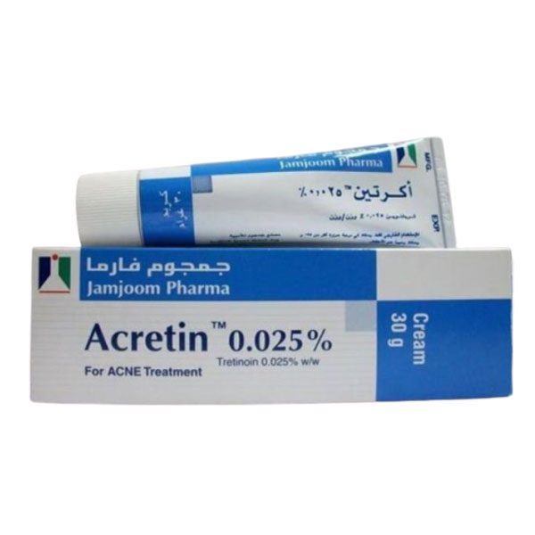 ACRETIN 0.025% 30GM CREAM