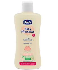 CHICCO 200ML SENSITIVE BABY MOMENTS MASSAGE OIL