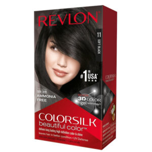 Revlon ColorSilk Beautiful Color, Soft Black #11