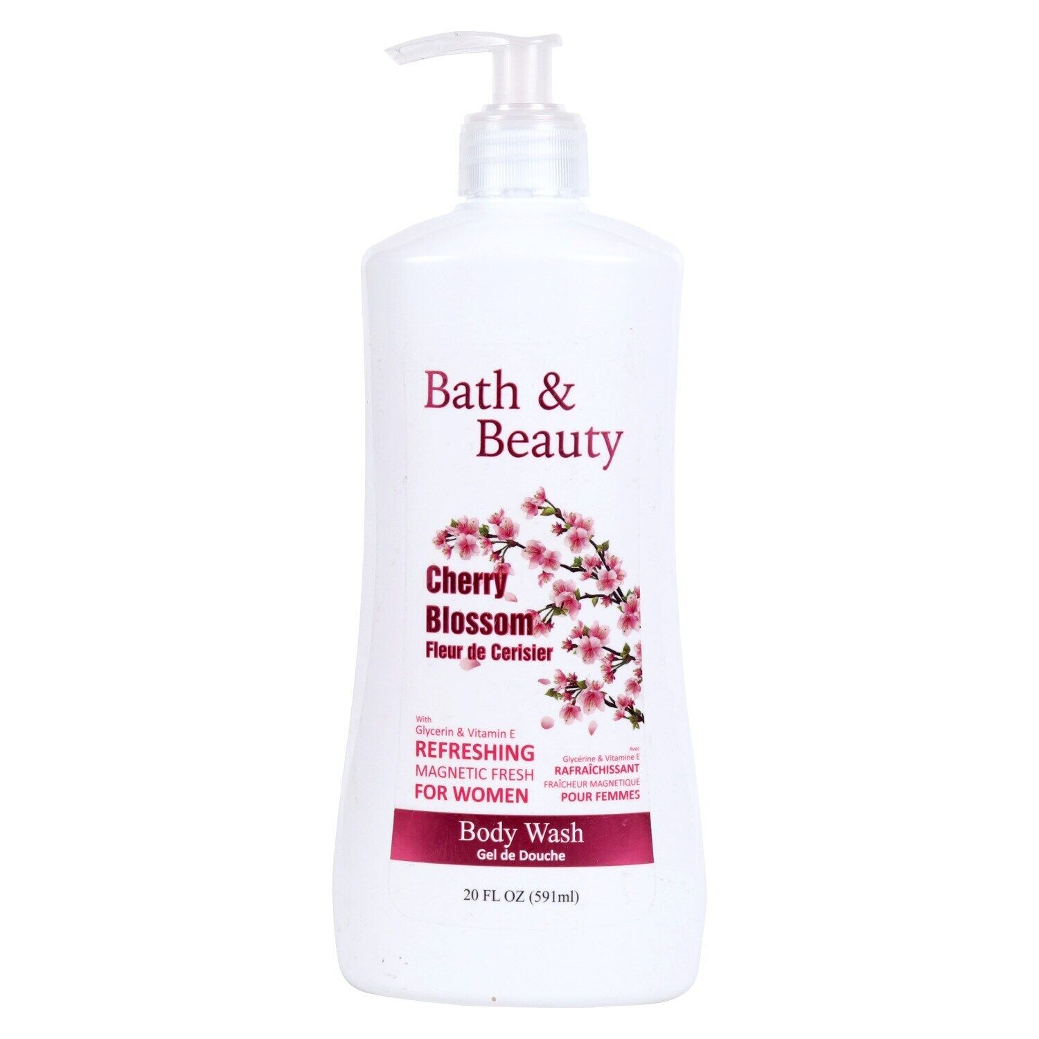 BATH & BEAUTY CHERRY BLOSSOM FLEUR DE CERISIER BODY WASH 591ML
