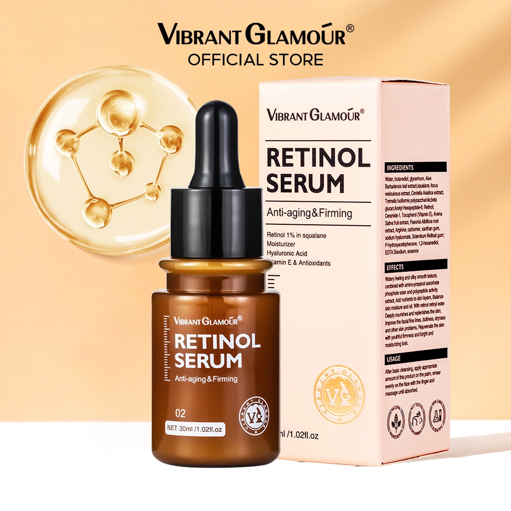Vibrant Glamor Retinol Serum to treat dark spots and anti-