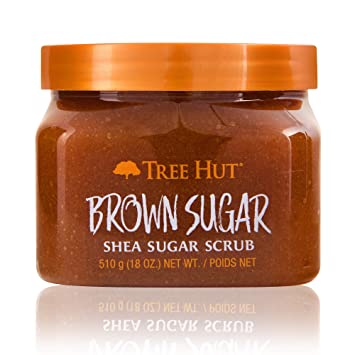 Tree Hut Shea Sugar Scrub Brown Sugar, 500g, Ultra Hydrating &amp; Exfoliating Scrub for Nourishing Essential Body Care