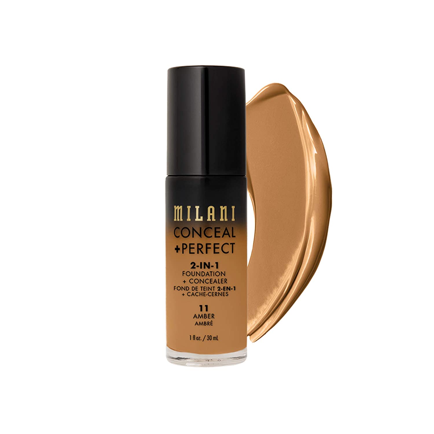 Milani Conceal + Perfect 2-in-1 Foundation + Concealer - Amber 11