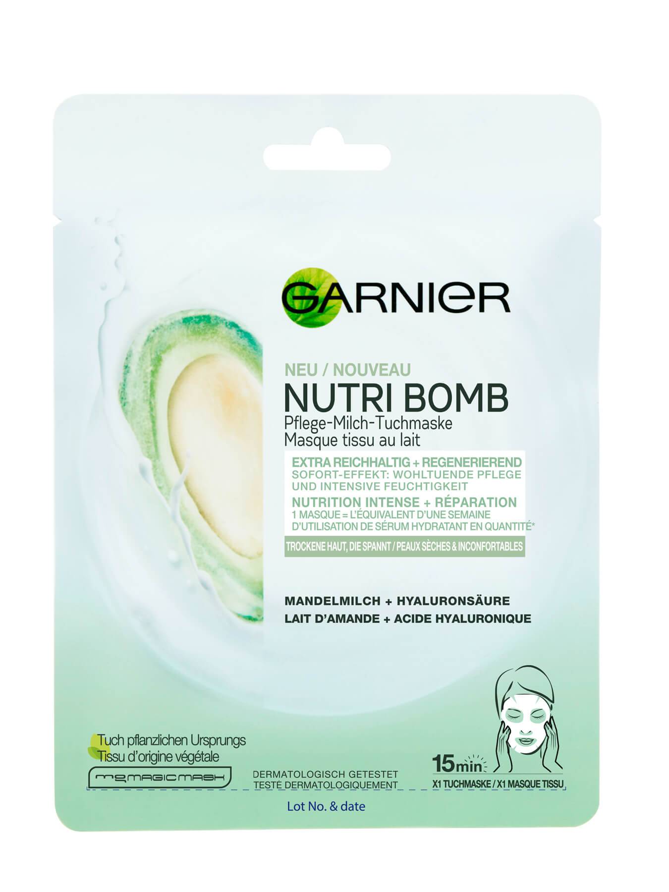 Garnier SkinActive Masque Tissu Nutri Bomb Amande