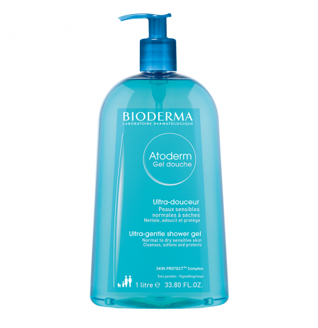 Bioderma Atoderm Gel Douche - Flacon pompe 1L
