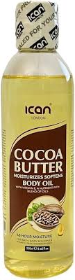 ican London Cocoa Butter Moisturizing Body Oil 250ml