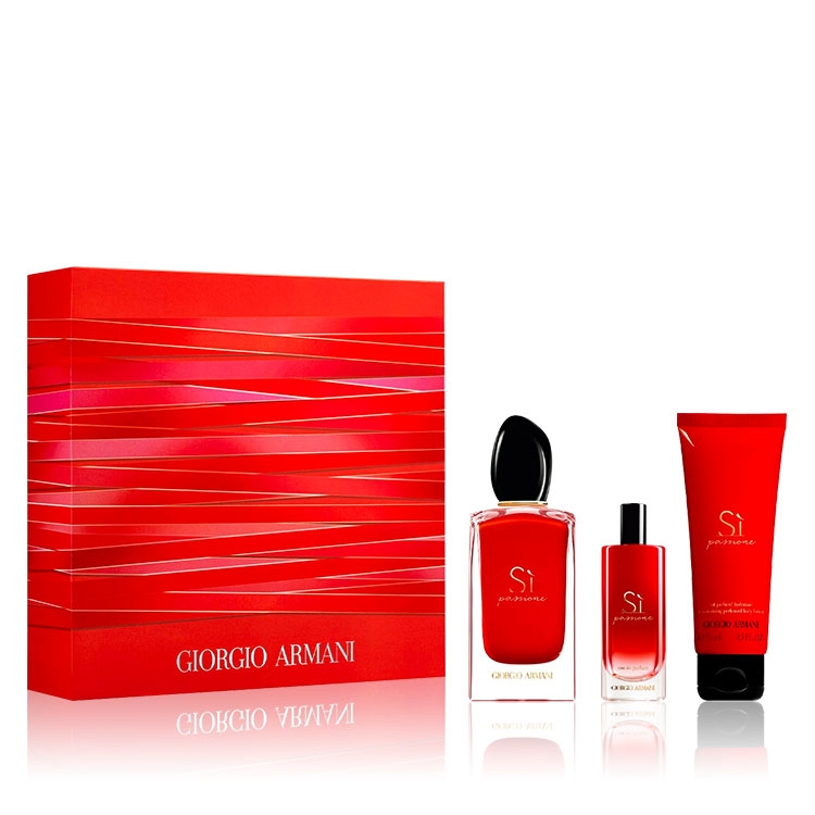 GIORGIO ARMANI SI PASSIONE COFRE EDP 100ML+15ML+ 75ML