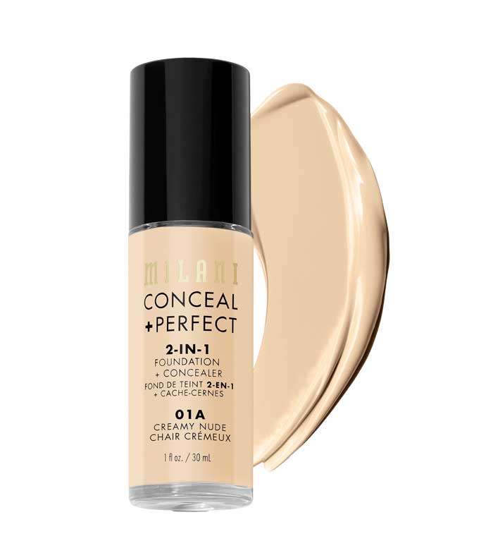 MPCF 01A CONCEAL PERFECT 2 IN 1 FOUNDATION CONCEALER CREAMY NUDE