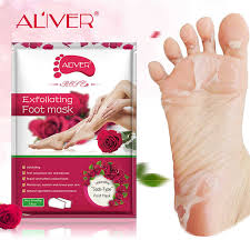 ROSE EXFOLIATING FOOT Peeling Mask Paire Peel