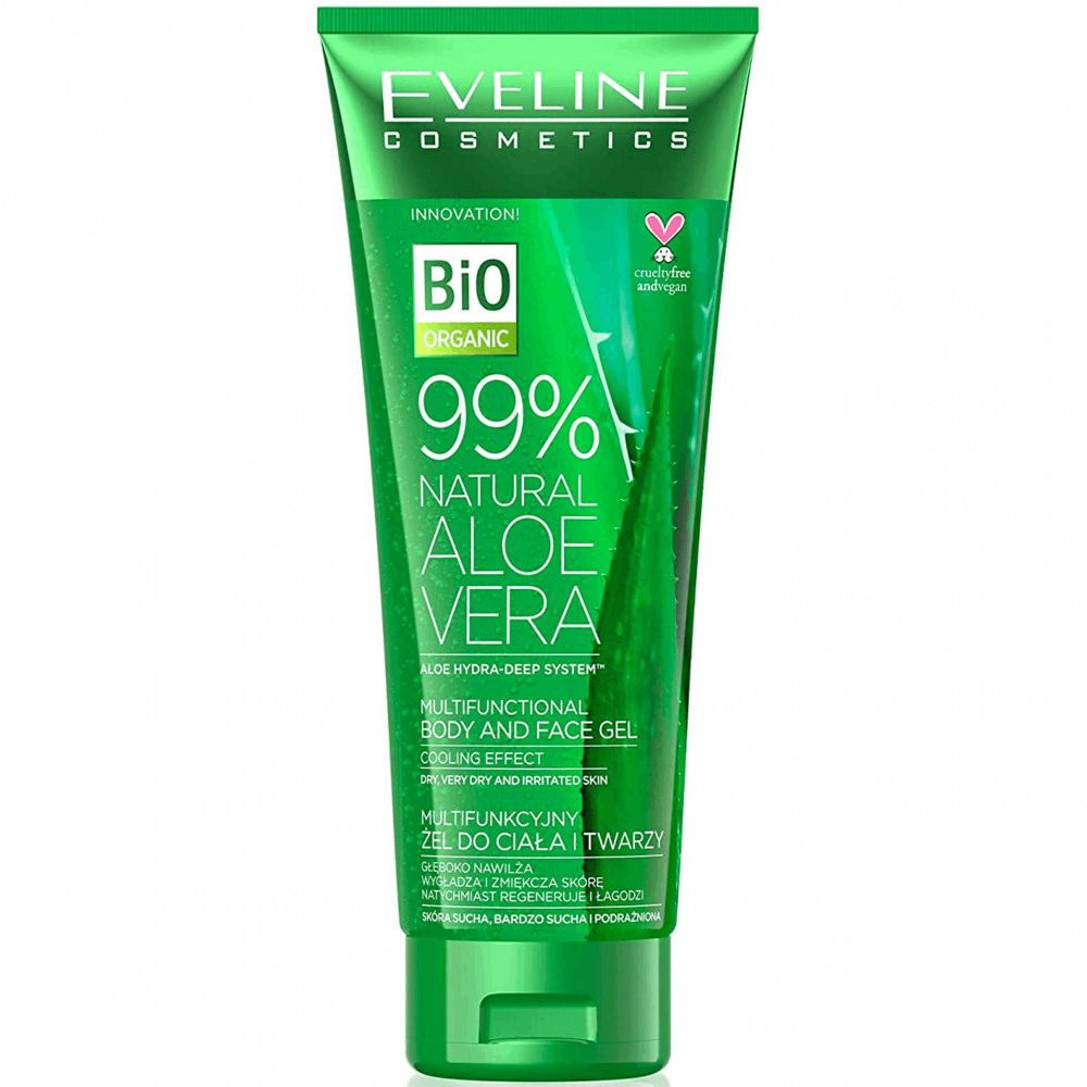 99% NATURAL ALOE VERA BODY & FACE GEL 100ML