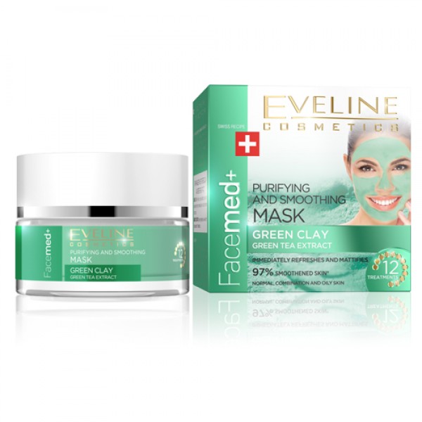 FACEMED PURIFYING AND SMOOTHING MASK GREEN CLAY 50ML