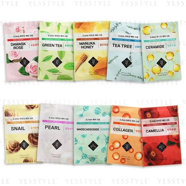 sheet mask etude house 10