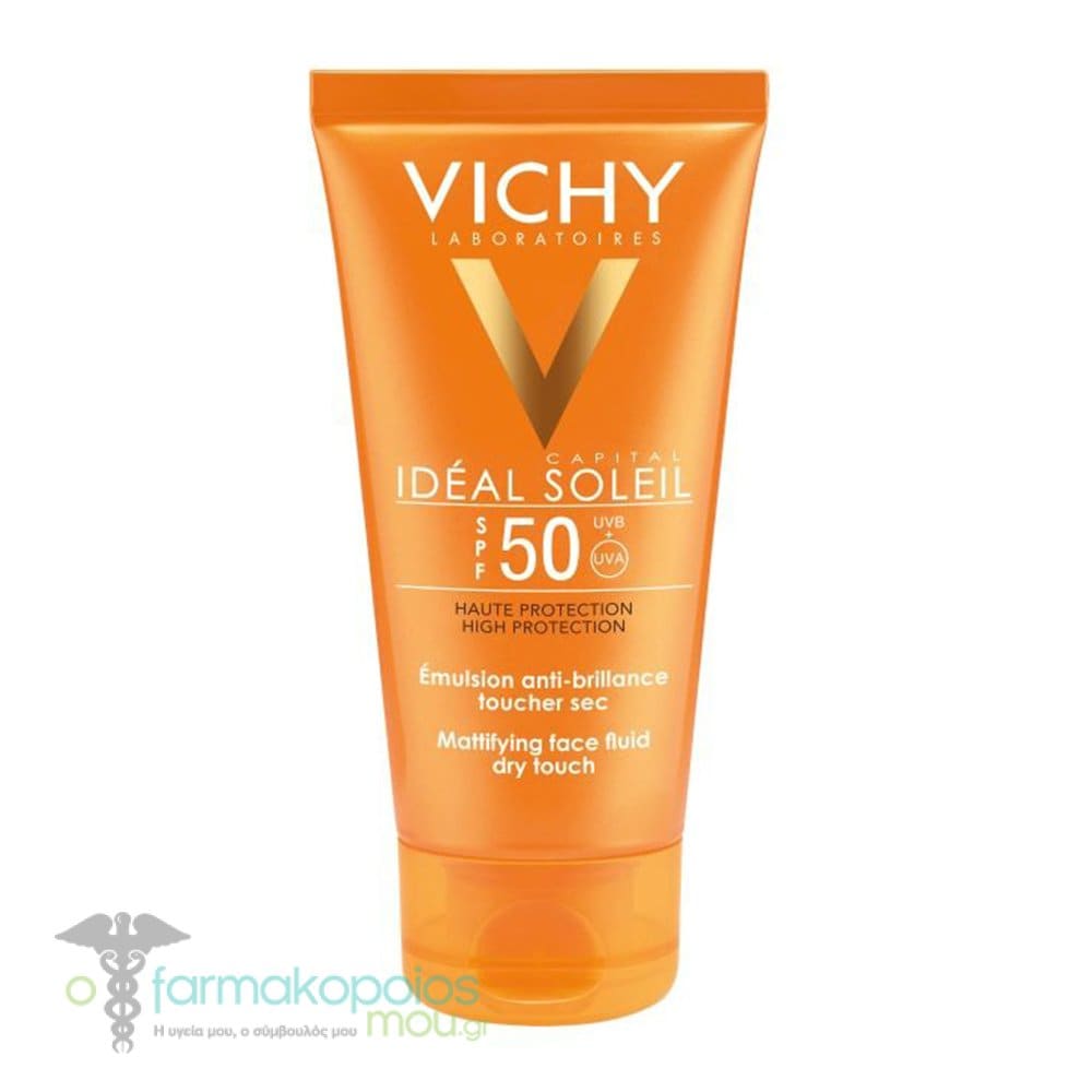 Vichy Ideal Soleil Mattifying Face Fluid Dry Touch SPF50, 50ml