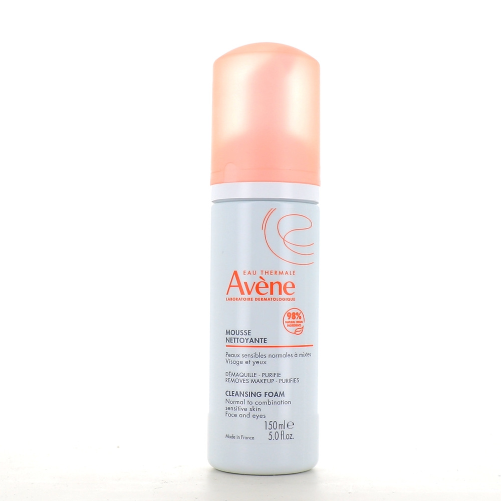 Avene Mousse nettoyante peau sensible - Nettoyant