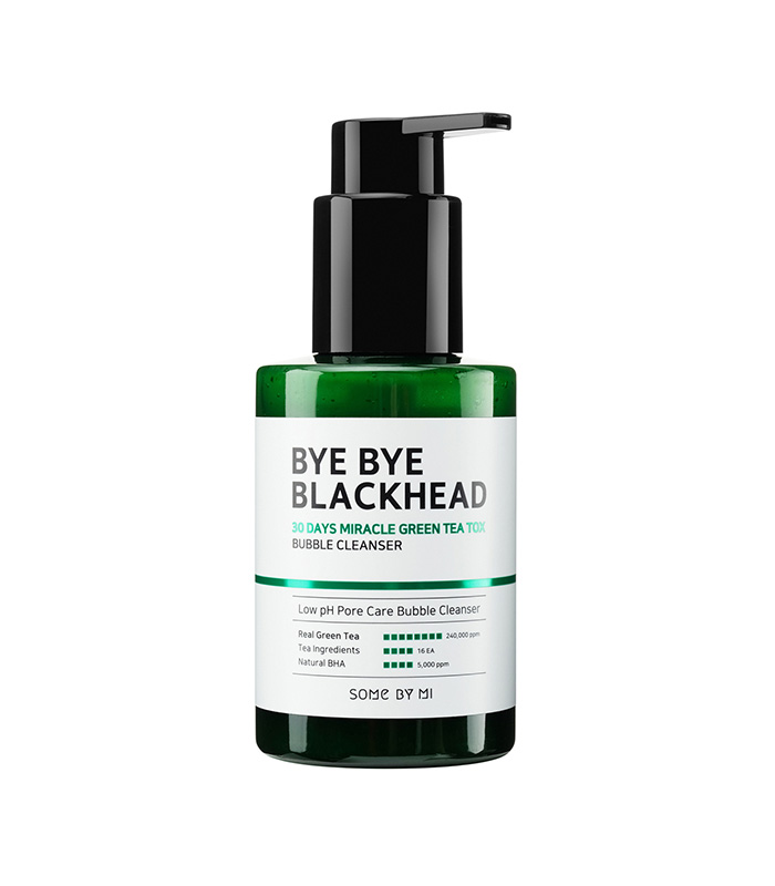 [ SOME BY MI ] Bye Bye Blackhead 30 Days Miracle Green Tea Tox Bubble Cleanser 120g