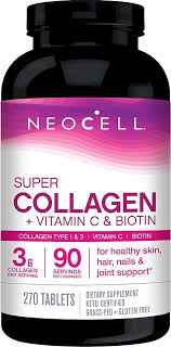 Neocell Laboratories, Super Collagen, + Vitamin C & Biotin, 270TABLETS