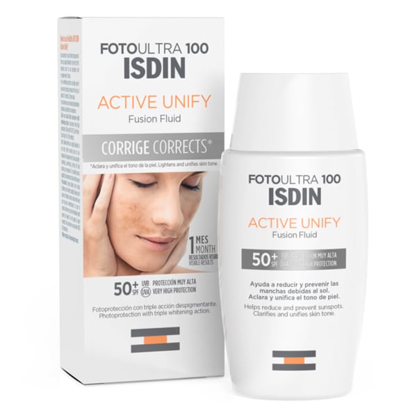 Isdin Active Unify Fusion Fluid Face Sunscreen SPF50+, 50ml