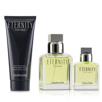 CK ETERNITY FOR MEN EDT 30 ML + SHAVE BAUME 100ML + VAPO 15 ML