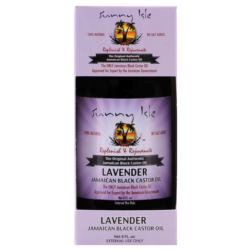 Sunny Isle Jamaican Black Castor Oil, Lavender