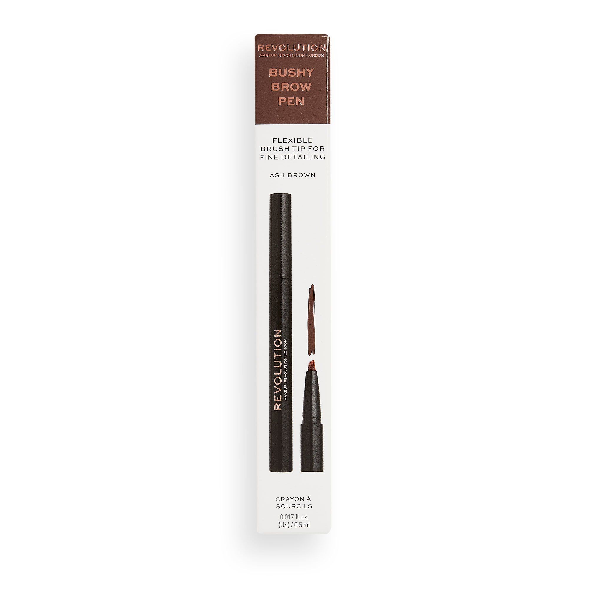 Revolution Bushy Brow Pen Ash Brown