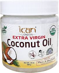 Ican Organic Extra Virgin Coconut Oil 448g - 100% Pure